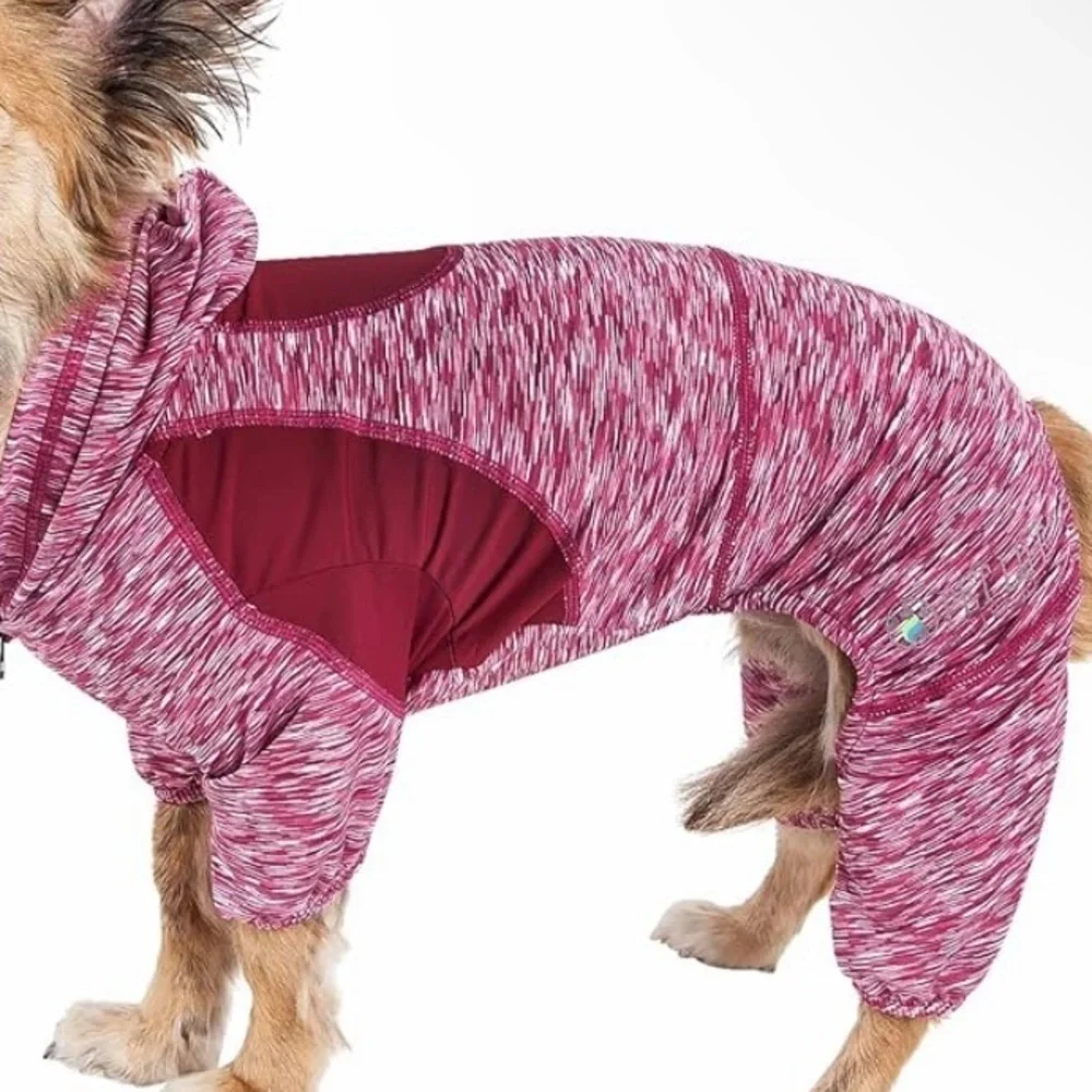 🅽🅴🆆 Pet Life Athletic Sport Series Stretchy Dog Hoodie Dog Outfit, size Large